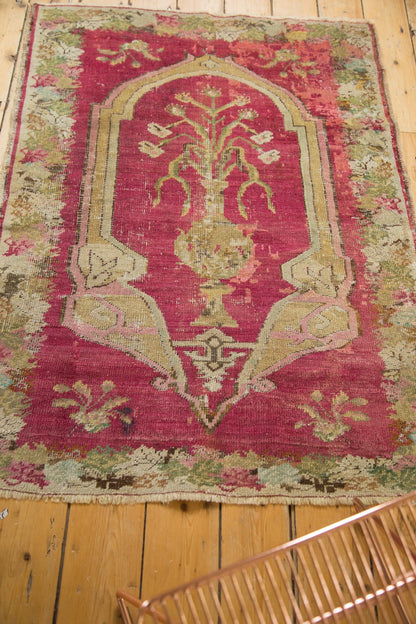 3.5x4.5 Antique Karabagh Square Rug