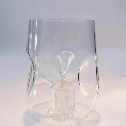 Gigi Drinking Glass with Rock Crystal