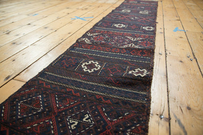 1.5x10.5 Antique Belouch Soumac Rug Runner