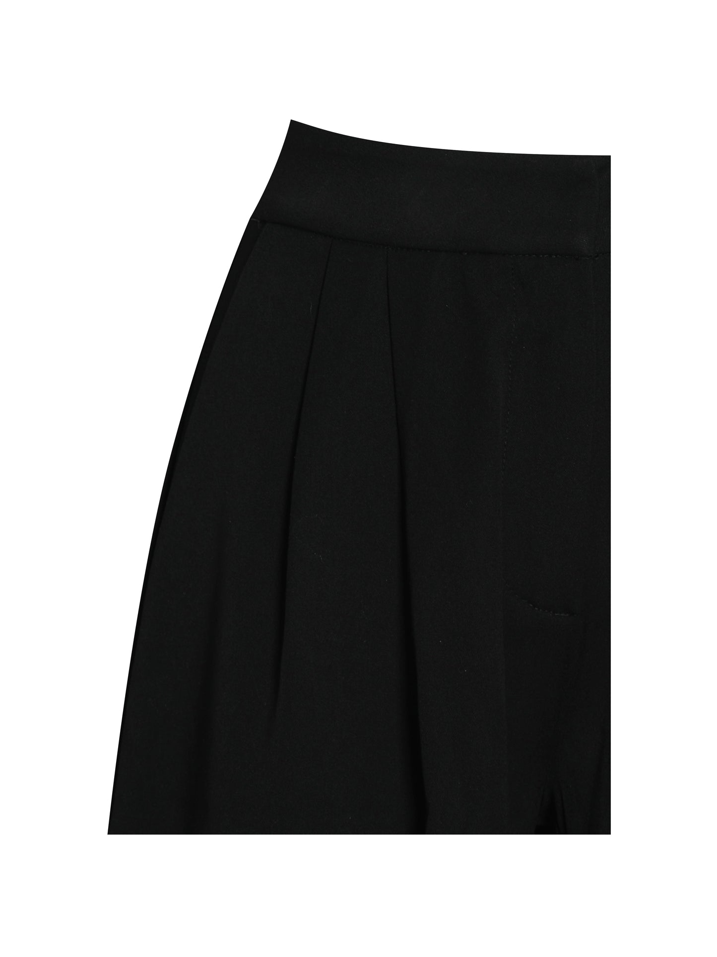 Aleeza Black Wide Leg Suit Pants