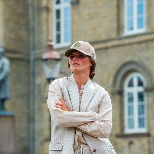 Baseball Cap - Sand Khaki X Moss Green