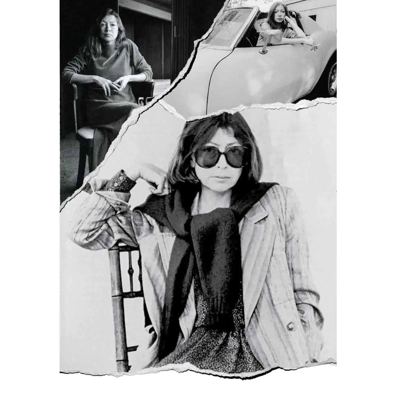 Joan, Horn/Smoke Sunglasses