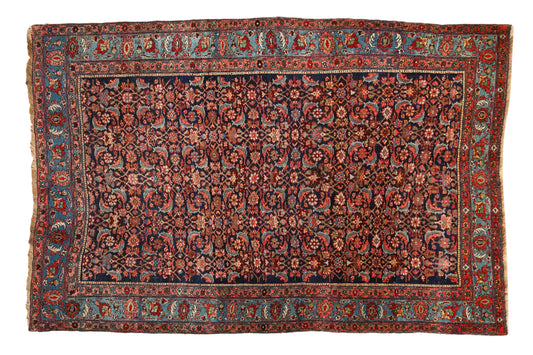 RESERVED 4.5x7 Antique Bijar Rug