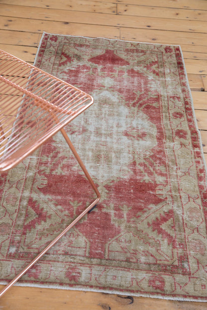 2.5x4.5 Vintage Distressed Oushak Rug