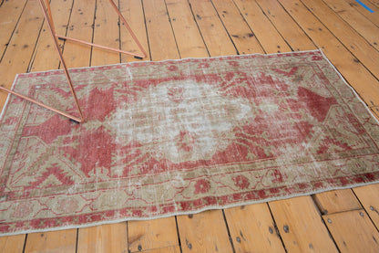 2.5x4.5 Vintage Distressed Oushak Rug