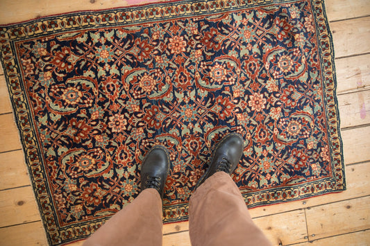 2.5x4 Vintage Tabriz Sennehbaft Rug