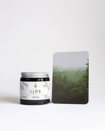 SKÓGR - Fir & Pine Soy Candle | Handmade in Norway