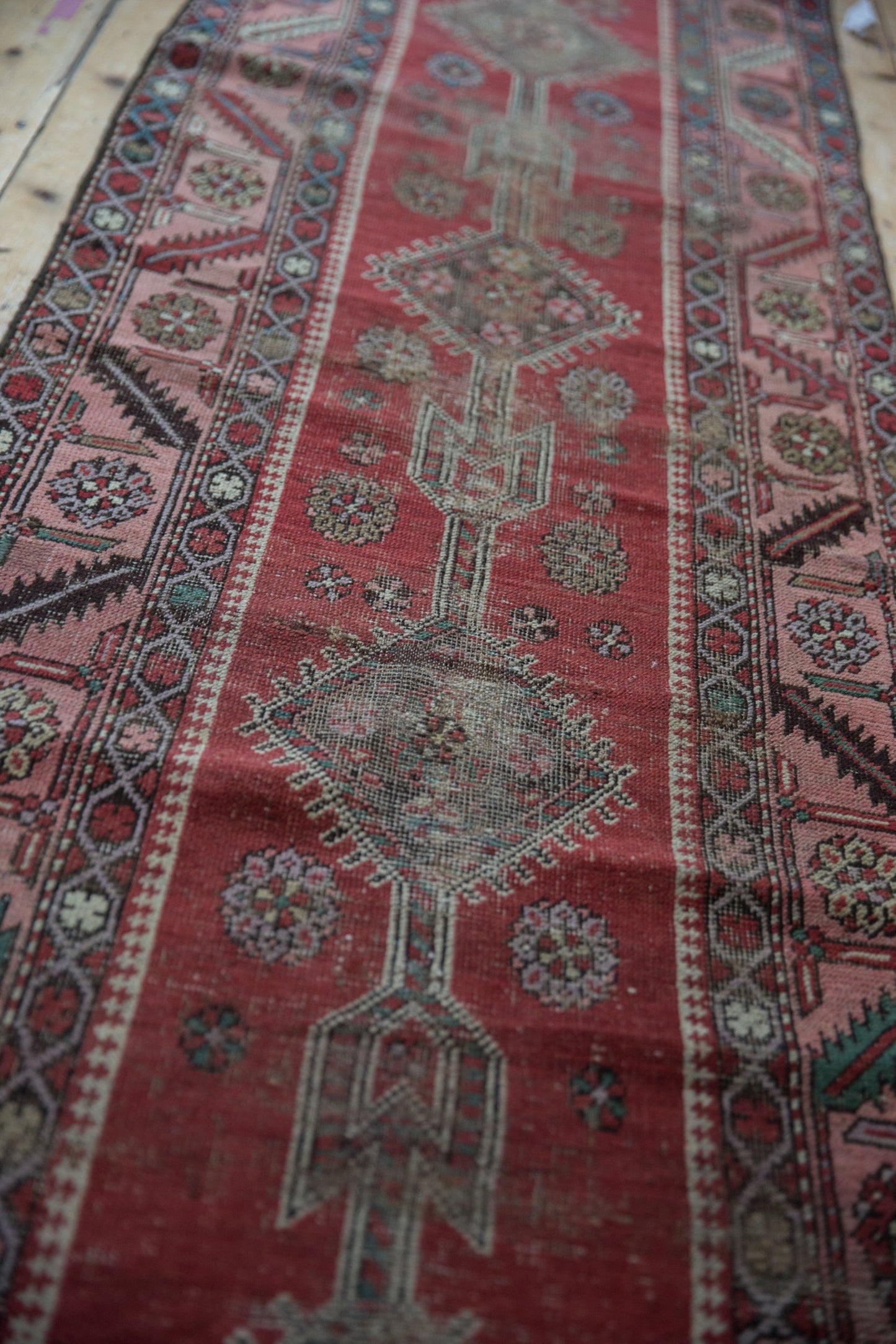 2.5x13.5 Antique Karabagh Rug Runner