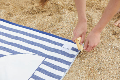 Premium Connectable Beach Towel - Organic Cotton - Florida
