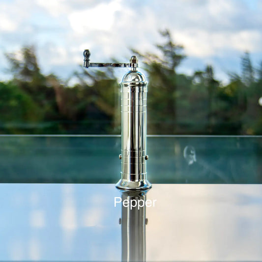 The Original 'chrome Mill' - Polished 9" Pepper Grinder
