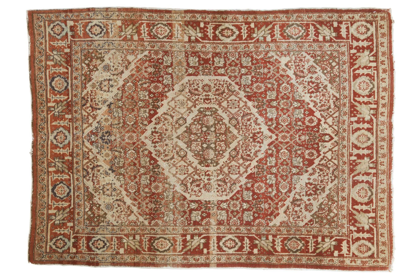 4x5.5 Vintage Tabriz Rug