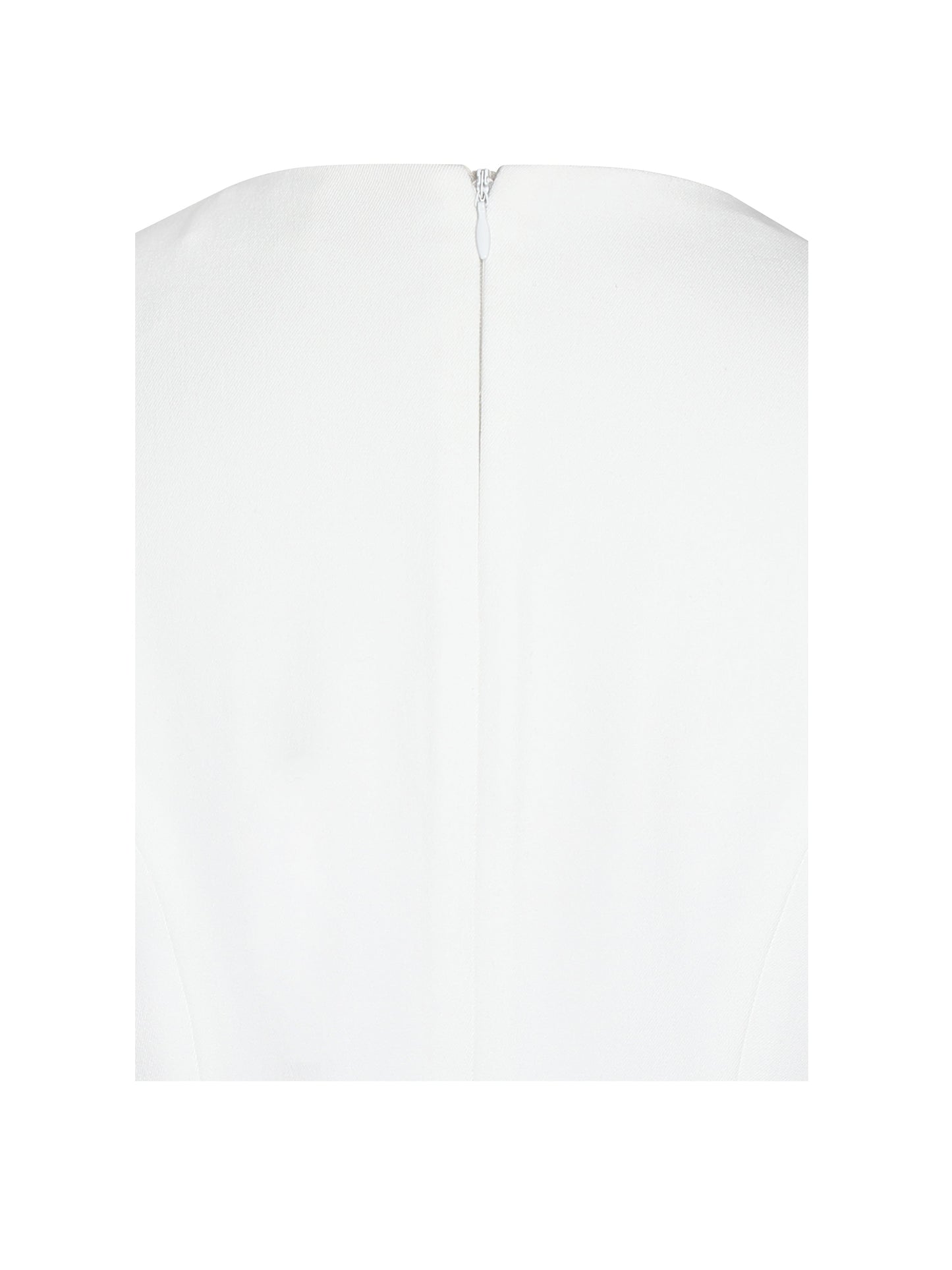 Idina Business Casual White Romper with Black Trim