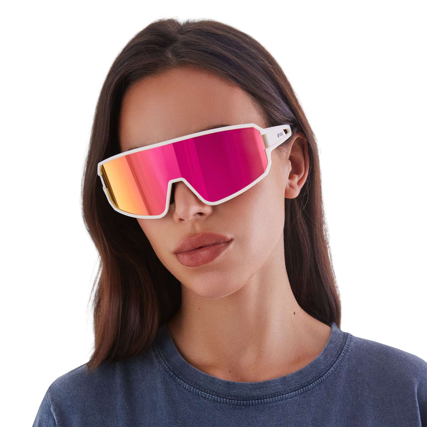 Sunwave Sports Sunglasses Cream White/Pink