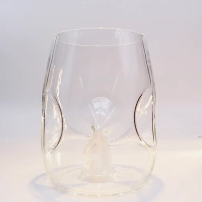 Gigi Drinking Glass with Rock Crystal