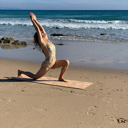 Santosha - Original Solid Cork Yoga Mat  5.0mm Brown