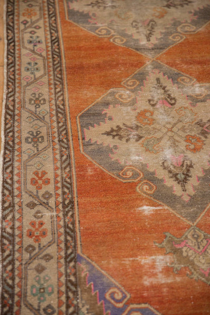 3.5x11 Vintage Distressed Oushak Rug Runner