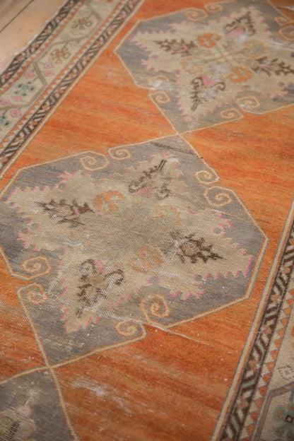 3.5x11 Vintage Distressed Oushak Rug Runner