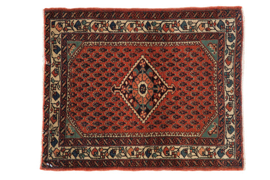 2x2.5 Vintage Engelas Square Rug Mat