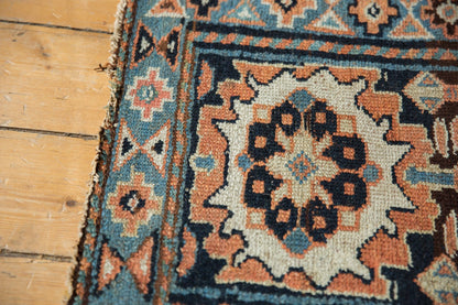 1.5x2 Antique Bagface Kurdish Square Rug Mat