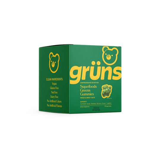 Grüns - Grüns Adult Superfood Greens Gummies, 30 Servings