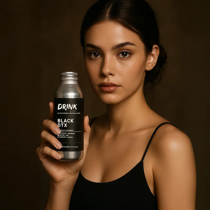 Pack 12 Drink Waters Black Dtx - 470ml Made inFrance