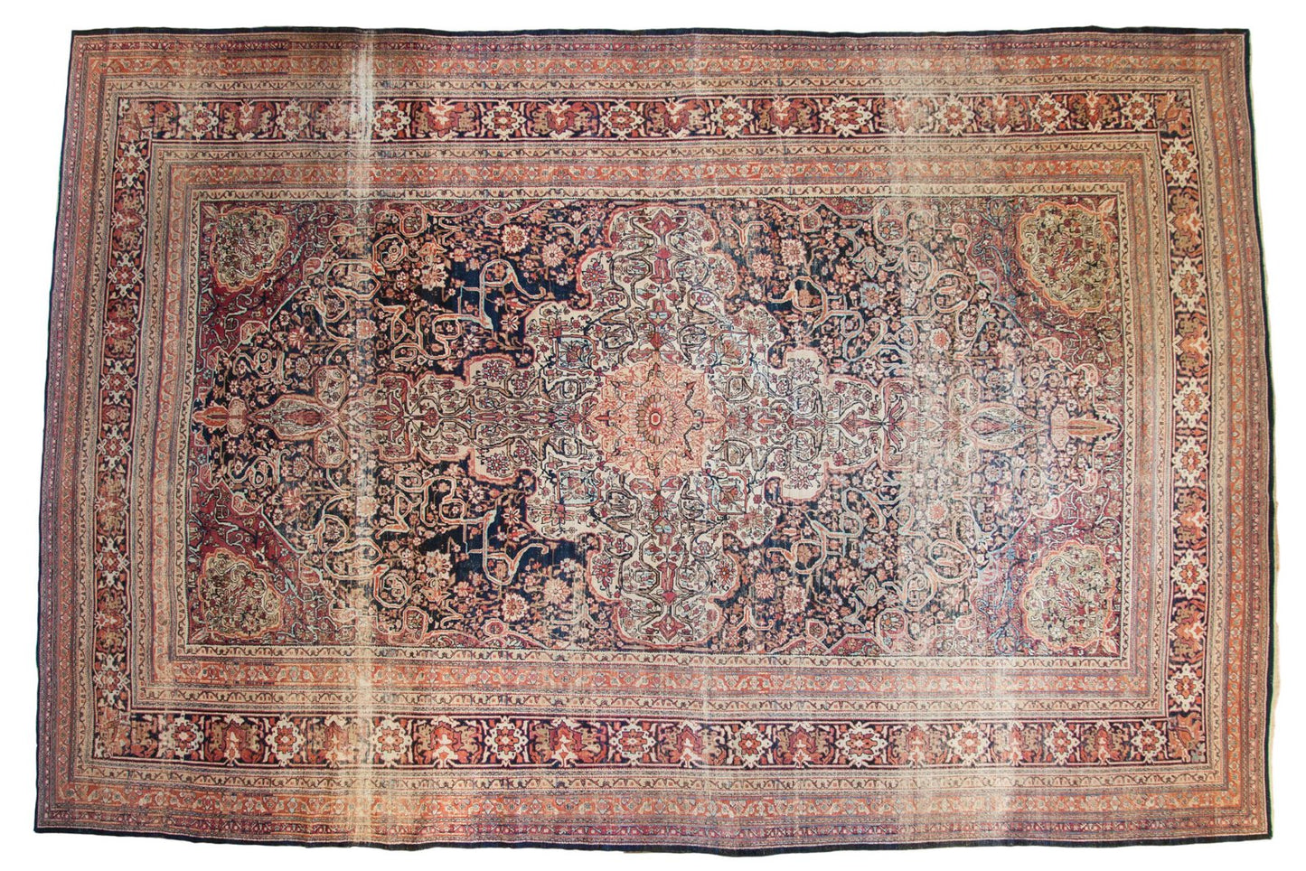 10.5x16.5 Antique Kermanshah Carpet