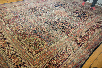 10.5x16.5 Antique Kermanshah Carpet