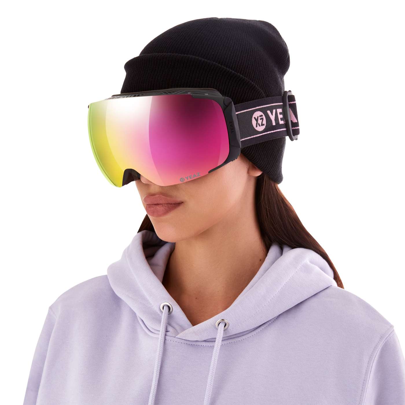 Tweak-X Ski and Snowboard Goggles - Pink Salt