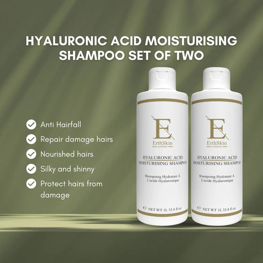 2x Hyaluronic Acid Moisturising Shampoo 1L