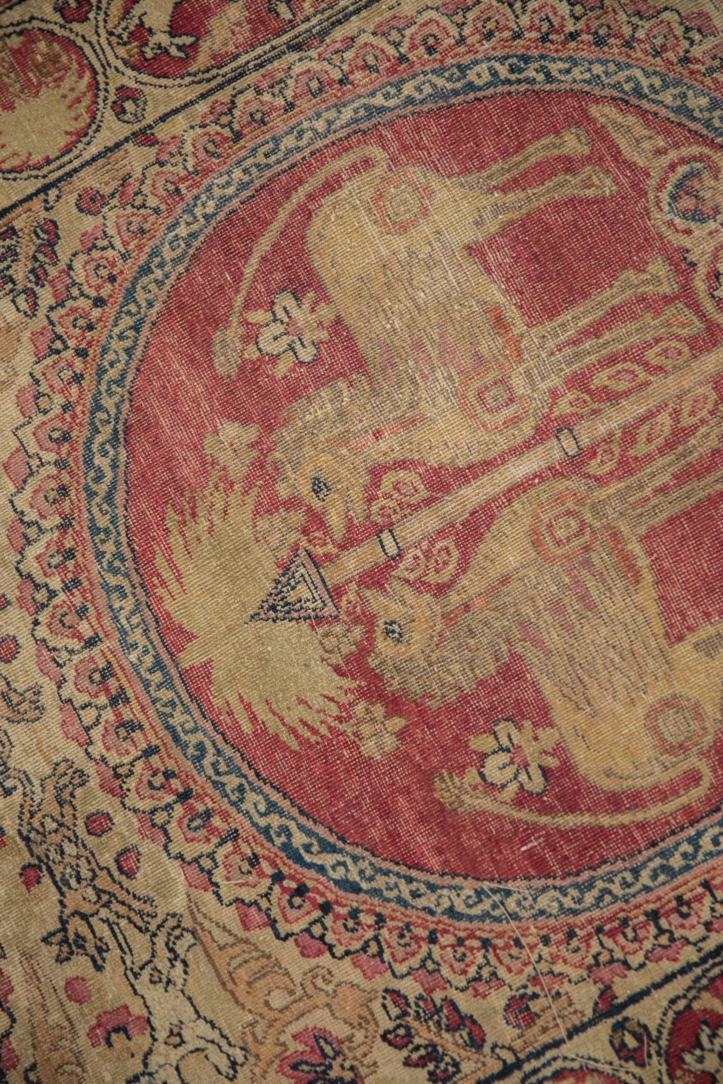3x11.5 Antique Kerman Rug Runner