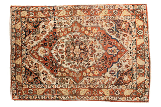 2.5x4 Antique Haji Jalili Tabriz Rug