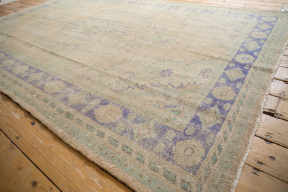 6x9.5 Vintage Distressed Oushak Carpet
