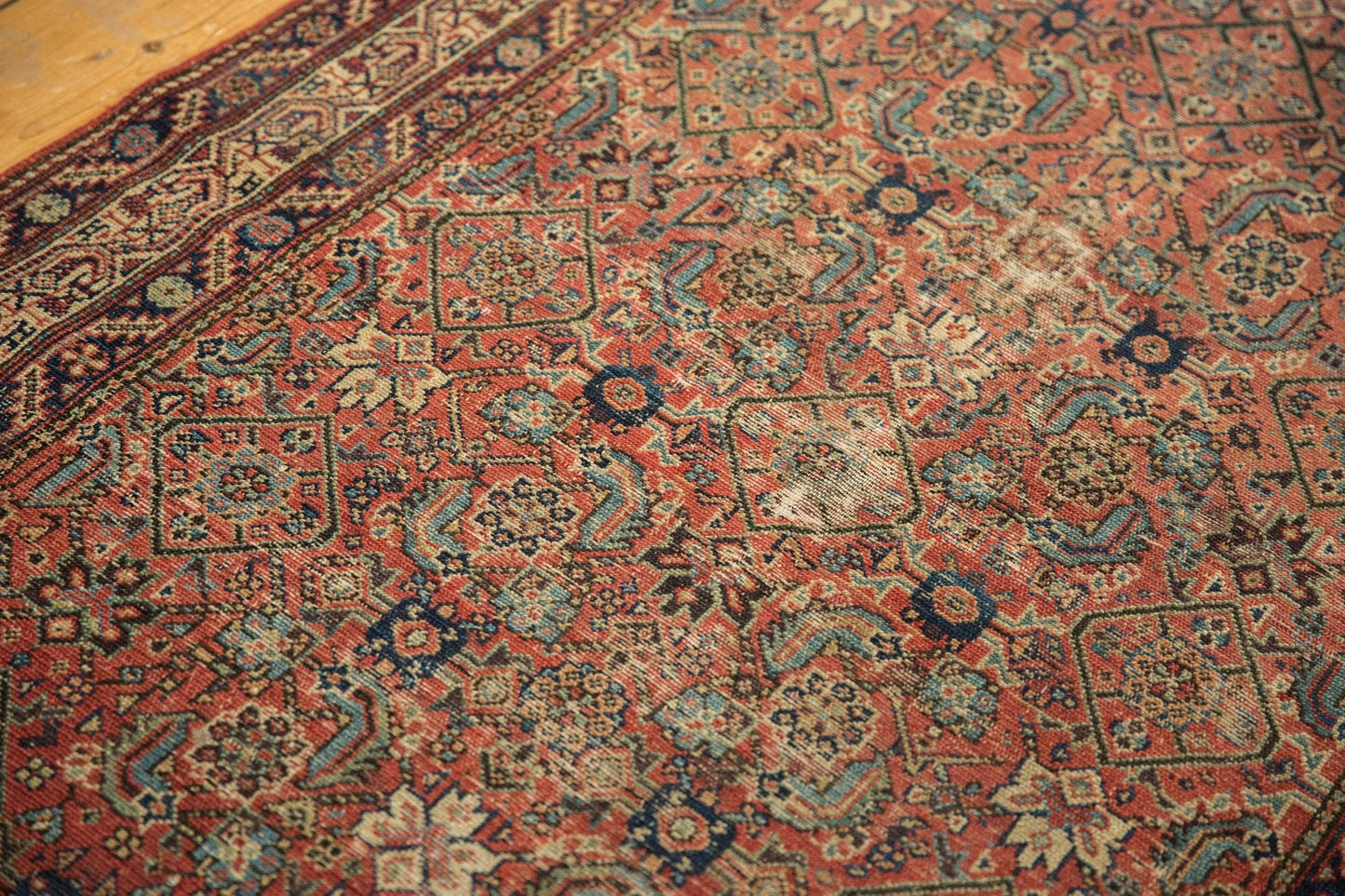 3.5x15 Antique Malayer Rug Runner