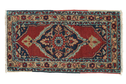 1.5x3 Vintage Heriz Rug Mat