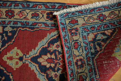 1.5x3 Vintage Heriz Rug Mat