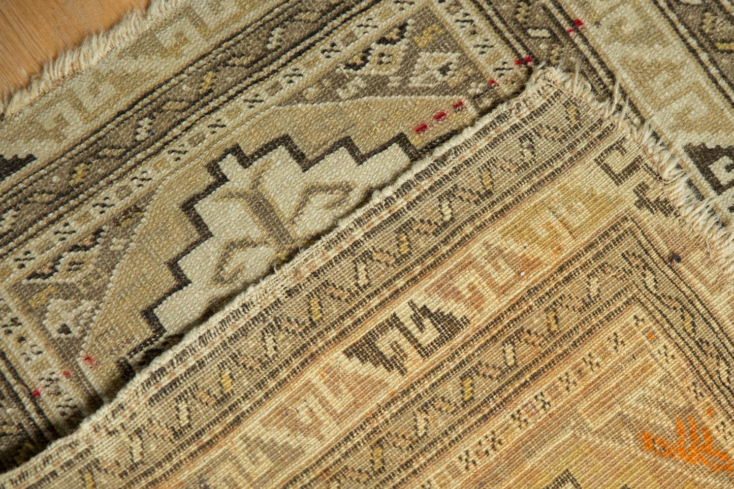 2x2.5 Antique Caucasian Square Rug Mat