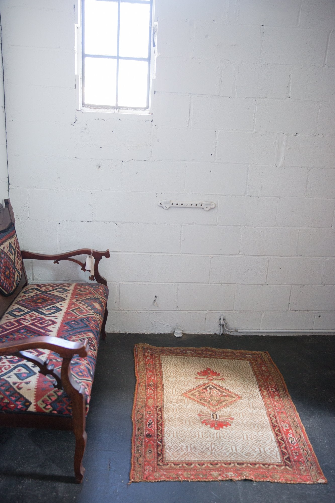 3x3.5 Antique Malayer Square Rug