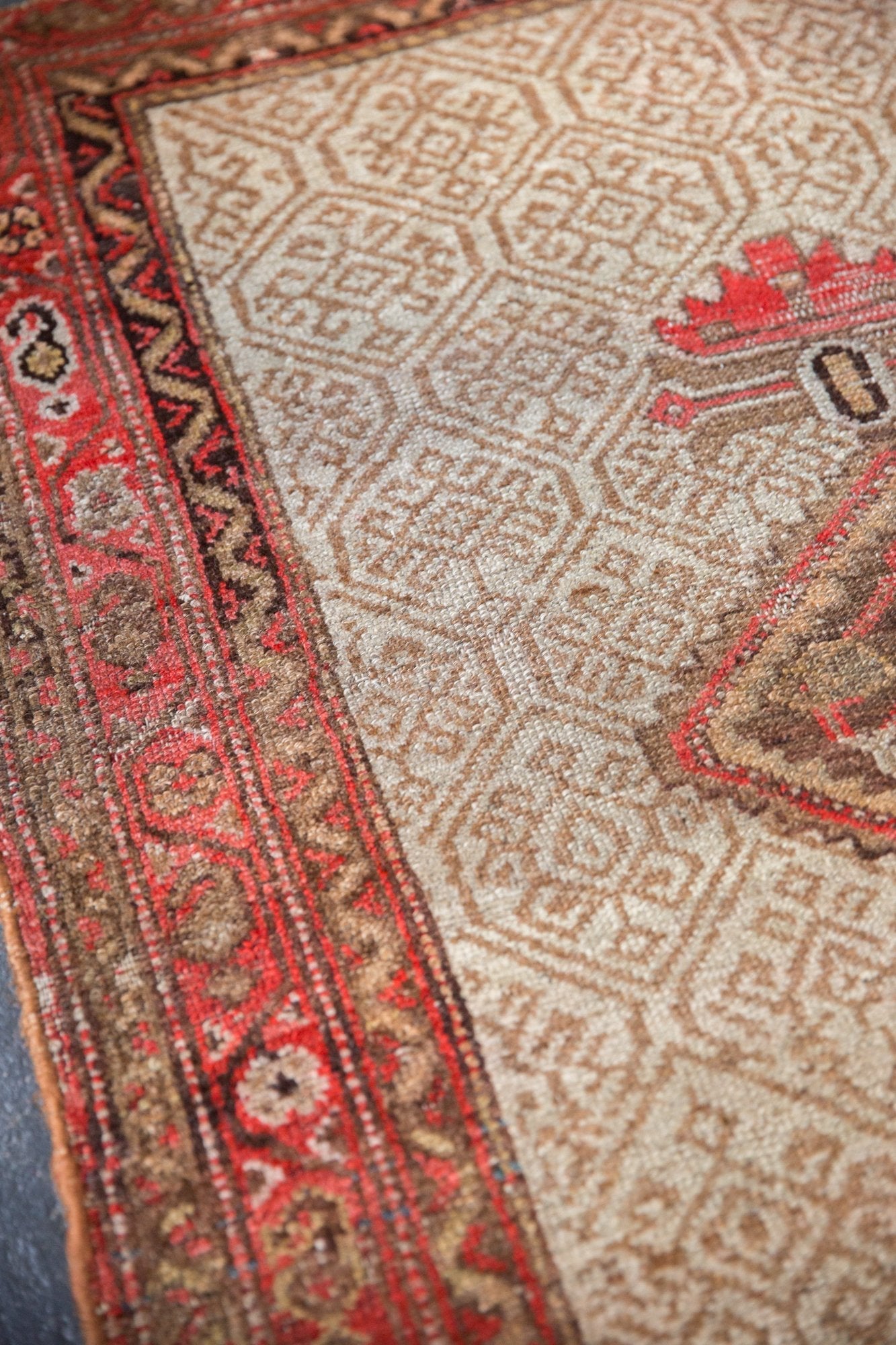 3x3.5 Antique Malayer Square Rug