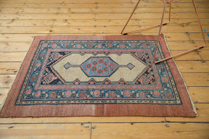 3x4 Antique Camel Hair Serab Square Rug