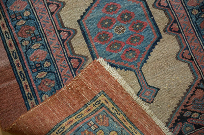 3x4 Antique Camel Hair Serab Square Rug