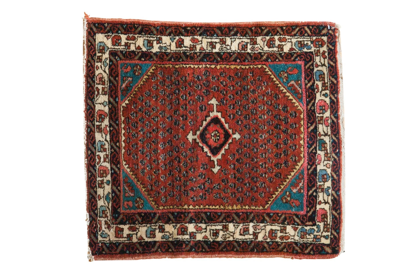 2x2.5 Vintage Engelas Square Rug Mat