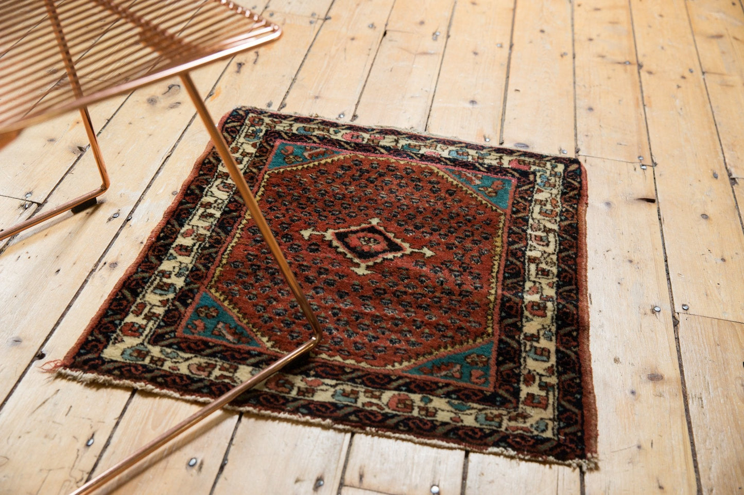 2x2.5 Vintage Engelas Square Rug Mat