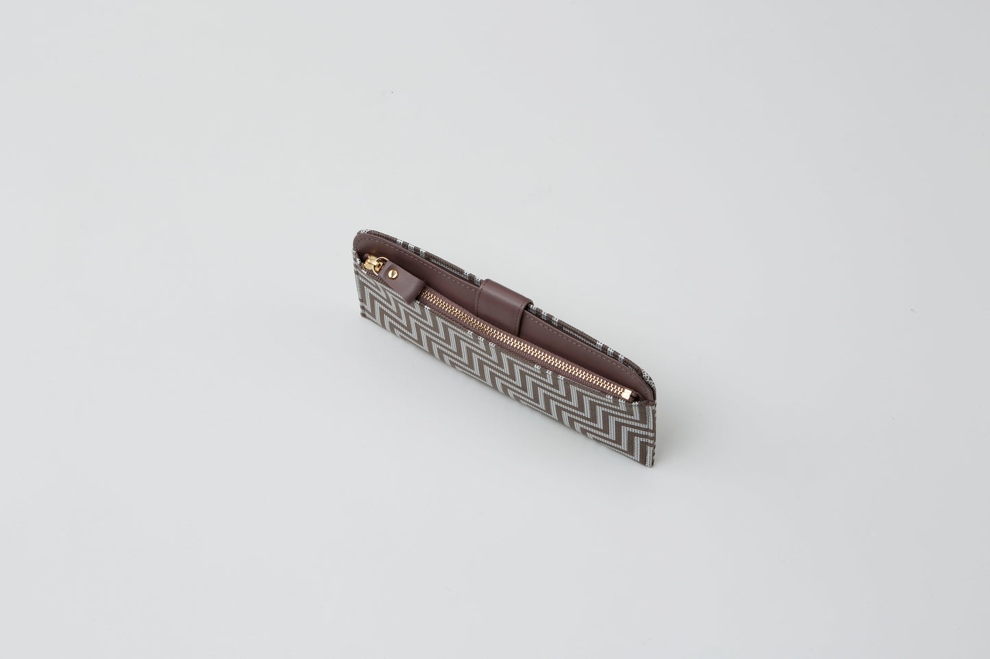 Slim Zipped Long Wallet - New Grecian
