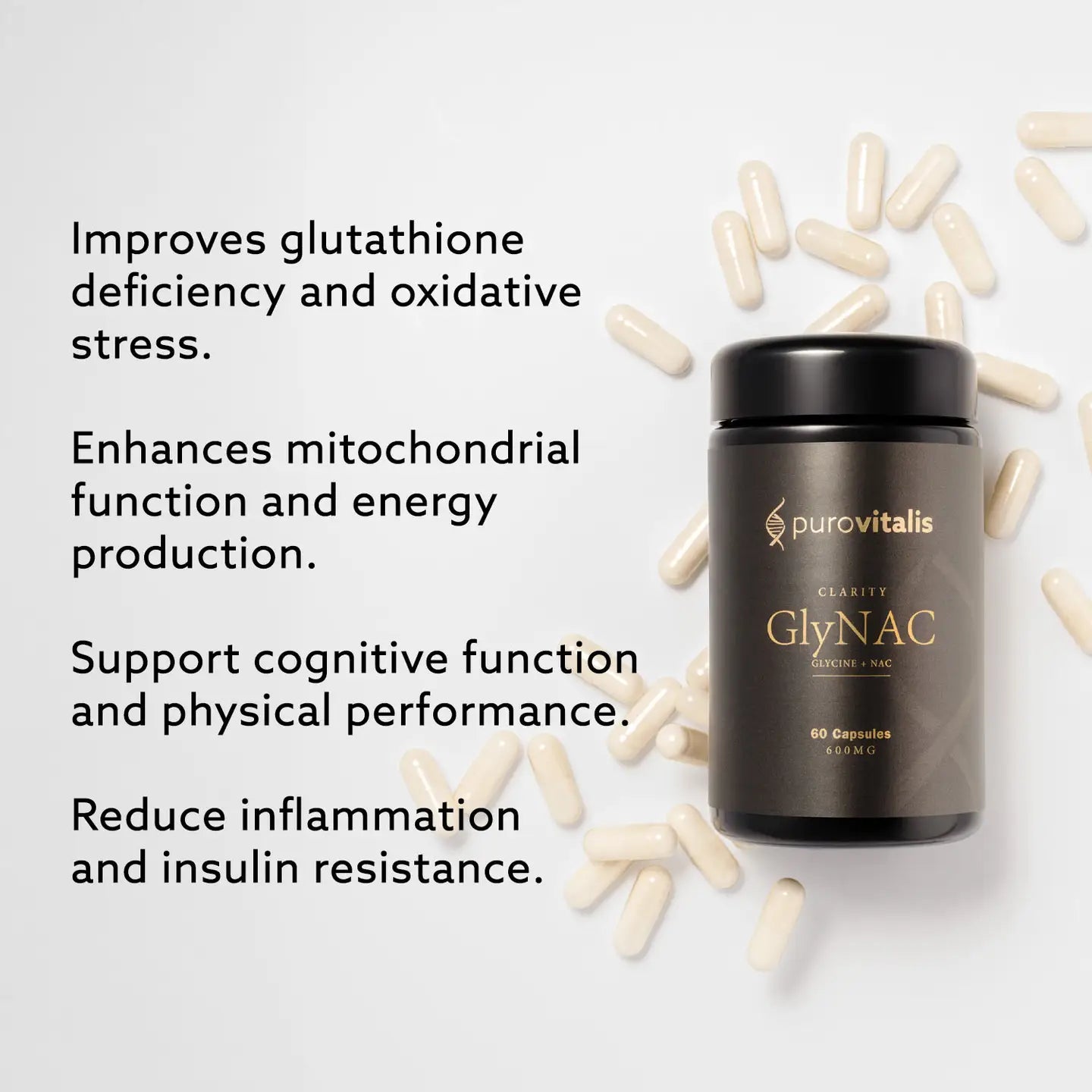 Purovitalis Glynac Clarity – 60 Caps
