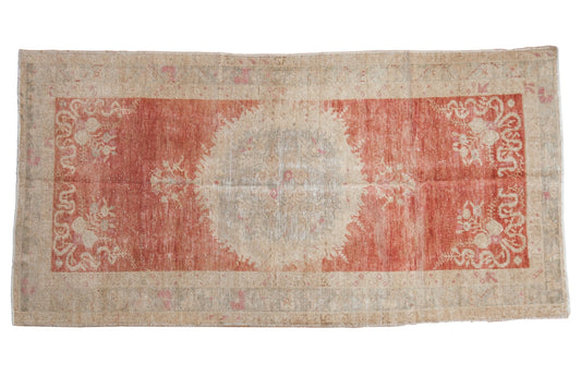 3.5x6.5 Vintage Distressed Oushak Rug