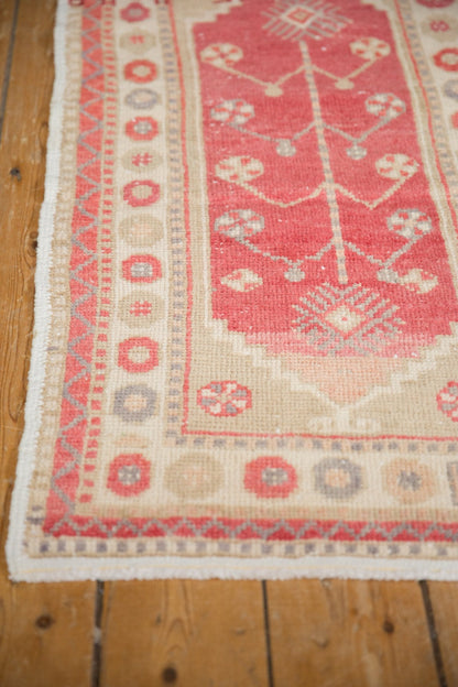 2x4.5 Vintage Distressed Oushak Rug Runner