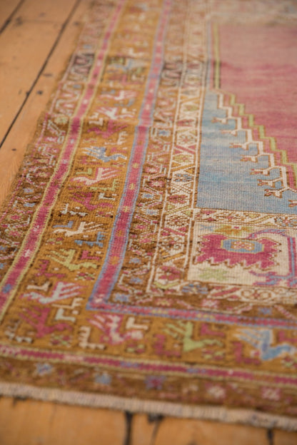 3.5x6 Vintage Distressed Oushak Rug