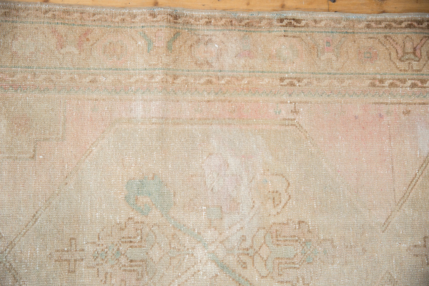 3.5x10.5 Vintage Distressed Oushak Rug Runner