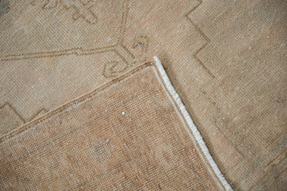 3.5x10.5 Vintage Distressed Oushak Rug Runner