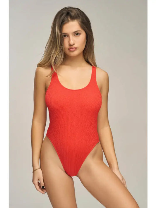 Crinkle Onepiece Red